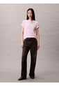 Camiseta Rosada Boxy Cocktail Logo Calvin Klein de Calvin Klein