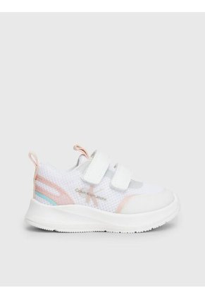 Tenis Blanco Deportivos Para Niña Con Velcro Calvin Klein