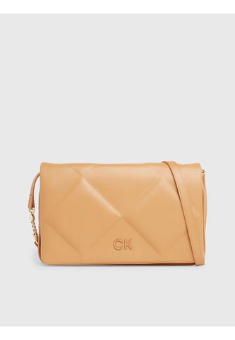 Bolso Beige De Hombro Clutch Acolchado Calvin Klein Calvin Klein