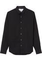 Camisa Negra Slim De Algodón Elástico Para Hombre Calvin Klein de Calvin Klein