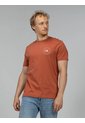 Camiseta Naranja Con Gráfico De Logo Circular Calvin Klein de Calvin Klein