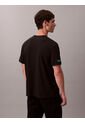 Camiseta Negra De Rayas Con Logo Calvin Klein de Calvin Klein