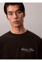 Camiseta Negra Con Logo Gráfico Calvin Klein de Calvin Klein