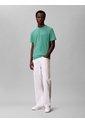 Camiseta Verde Con Micro Monograma Bordado Calvin Klein de Calvin Klein