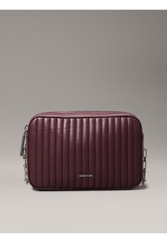 Bolso Vino Cruzado Acolchado Con Solapa Calvin Klein Calvin Klein