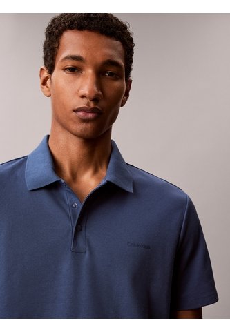 Polo Negro Con Tecnología Interlock Calvin Klein Calvin Klein