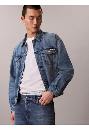 Chaqueta Azul Denim Trucker 90s Calvin Klein