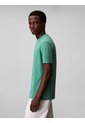 Camiseta Verde Con Micro Monograma Bordado Calvin Klein de Calvin Klein
