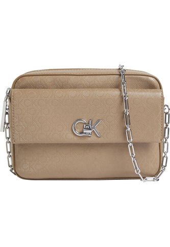 Bolso Beige Cruzado Con Monograma Calvin Klein Calvin Klein