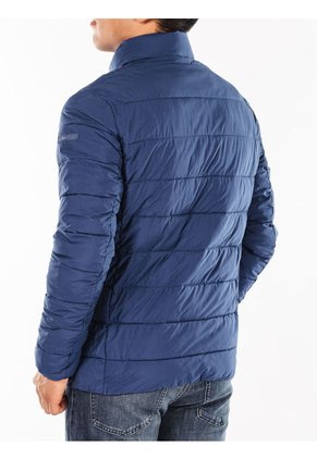 Chaqueta Manga Larga Con Cierre De Cremallera Hombre Azul