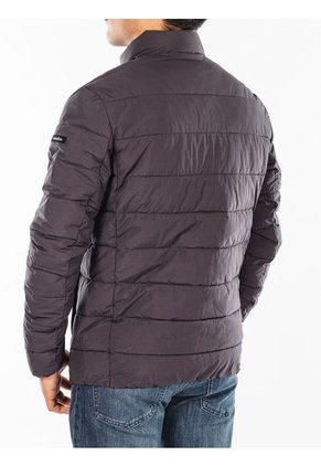 Chaqueta Manga Larga Con Cierre De Cremallera Hombre Gris