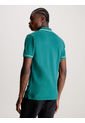 Polo Slim De Algodón Hombre Azul Calvin Klein de Calvin Klein