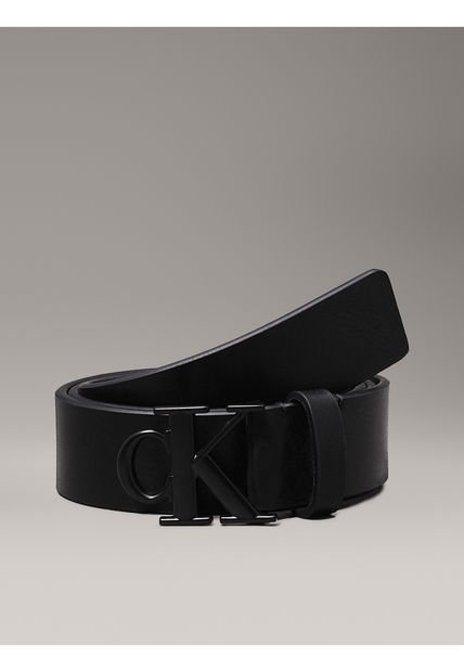 Cinturón Multicolor De Cuero Calvin Klein