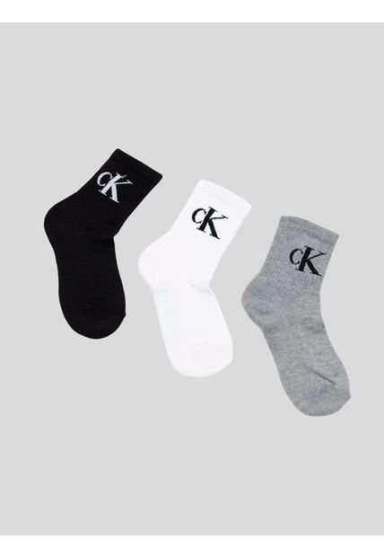 Pack Negro De 3 Medias Archive Calvin Klein