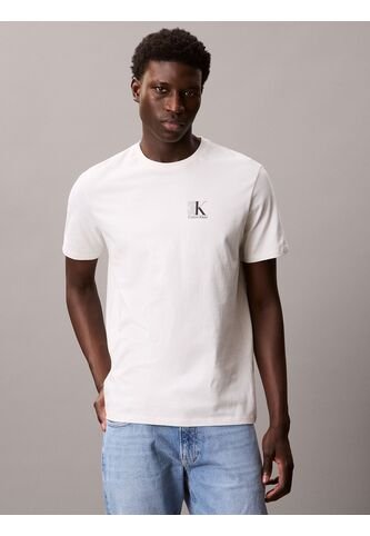 Camiseta Beige Sport Con Monograma Calvin Klein Calvin Klein