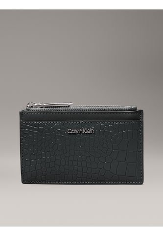 Tarjetero Verde De Cuero De Cocodrilo Calvin Klein Calvin Klein