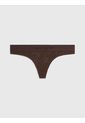 Pantie Marrón Tipo Tanga Con Encaje Tonal - Intrinsic Calvin Klein de Calvin Klein