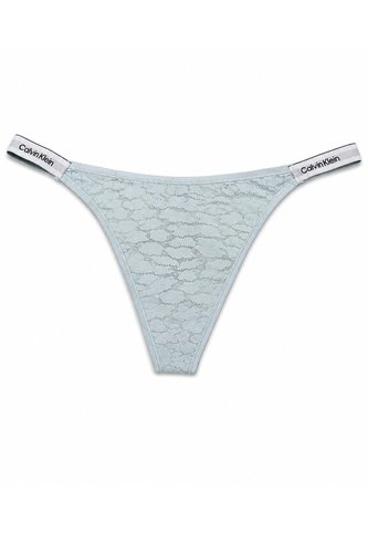 Tanga Azul De Encaje - Modern Logo With Lace Calvin Klein Calvin Klein