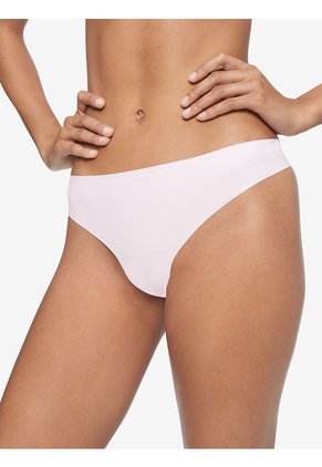 Pantie Tipo Tanga En Microfibra Rosada Para Mujer Calvin Klein