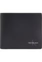 Billetera Negra Bifold Con Monograma Calvin Klein de Calvin Klein