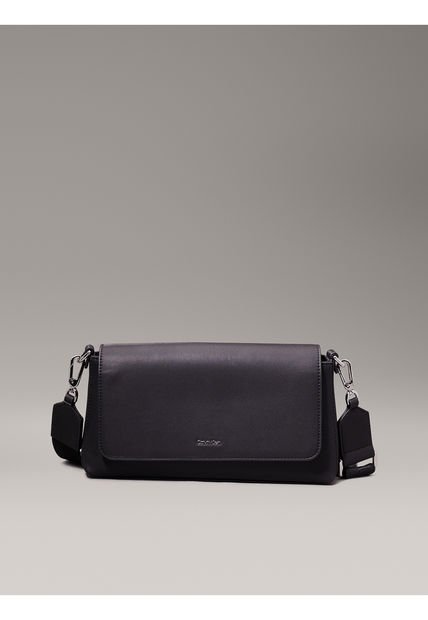 Bolso Negro De Hombro Convertible Calvin Klein