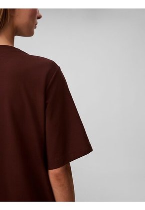 Vestido Chocolate Mini De Punto Milano Calvin Klein