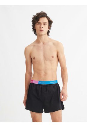 Bóxer Negro Suelto En Algodón Colección Pride Calvin Klein