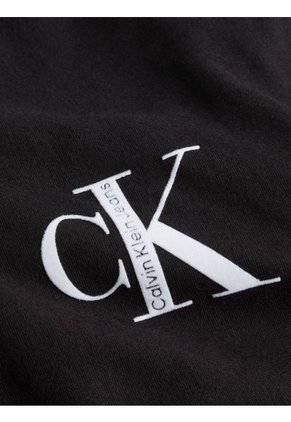 Camiseta Con Logo Negro Calvin Klein