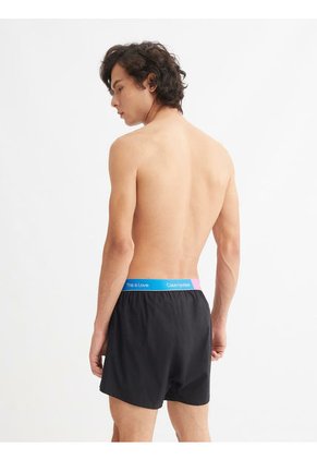 Bóxer Negro Suelto En Algodón Colección Pride Calvin Klein