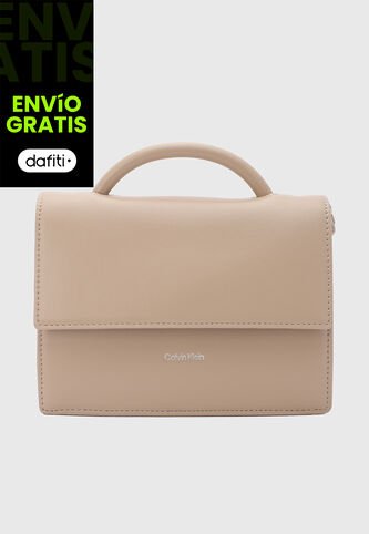 Bolso Calvin Klein Linn Caqui Calvin Klein