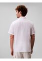 Camisa Blanca Clásica De Manga Corta Calvin Klein de Calvin Klein