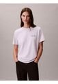 Camiseta Blanca Clásica Con Logo Estampado Calvin Klein de Calvin Klein