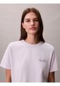 Camiseta Blanca Clásica Con Logo Estampado Calvin Klein de Calvin Klein