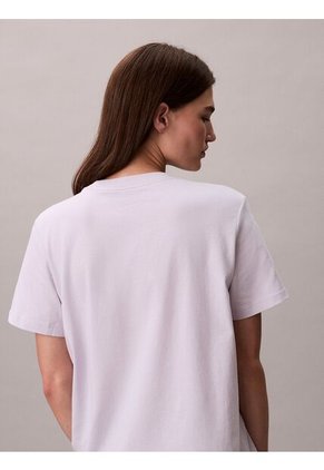 Camiseta Blanca Clásica Con Logo Estampado Calvin Klein