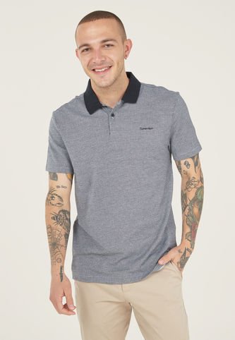 Polo Negro-Gris Calvin Klein Calvin Klein