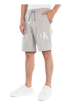 Bermuda Gris Con El Logo En Lateral Calvin Klein