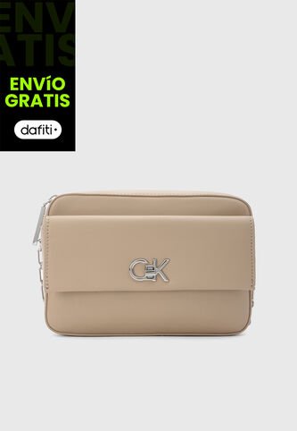 Bolso Manos Libres Calvin Klein Crockery Beige Calvin Klein
