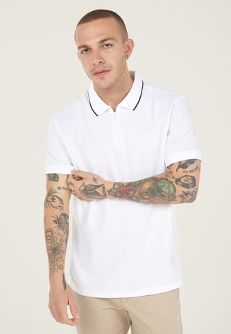 Polo Blanco-Negro Calvin Klein Calvin Klein