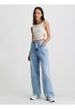 Camiseta Sin Mangas Fruncida Tie Dye Para Mujer Calvin Klein de Calvin Klein