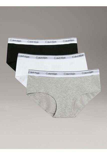 Pack Multicolor De 3 Panty Hipster - Delta Calvin Klein
