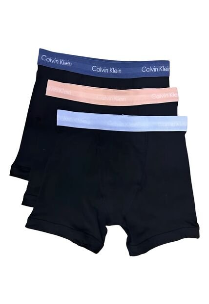 Pack Negro De 3 Boxer Brief - Cotton Stretch Calvin Klein