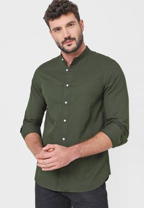 Camisa Verde Oscuro Calvin Klein