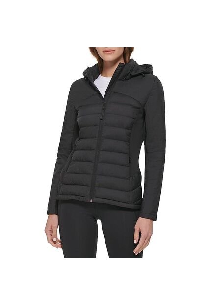 Chaqueta Azul Ligera De Técnica Mixta Calvin Klein