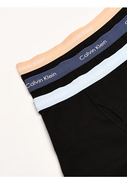 Pack Negro De 3 Bóxer Trunk - Cotton Stretch Calvin Klein