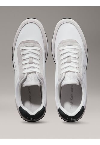 Tenis Blanco Retro Runner De Ante Calvin Klein Calvin Klein