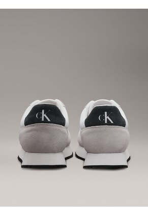 Tenis Blanco Retro Runner De Ante Calvin Klein