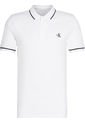 Polos Slim De Piqué Elástico Blanco Calvin Klein de Calvin Klein
