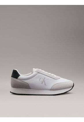 Tenis Blanco Retro Runner De Ante Calvin Klein