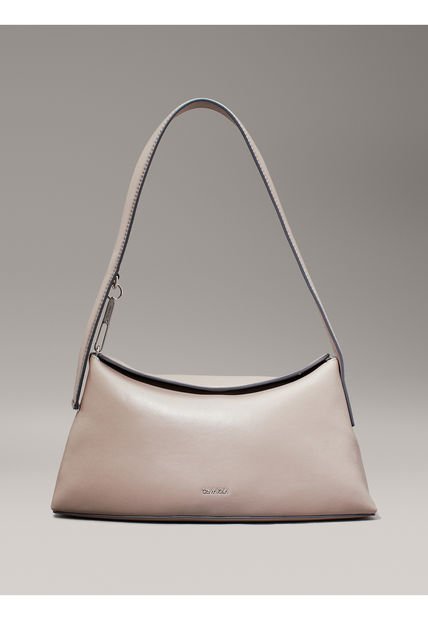 Bolso Gris De Hombro Soft Sculpt Calvin Klein