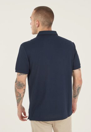 Polo Azul Navy-Negro Calvin Klein